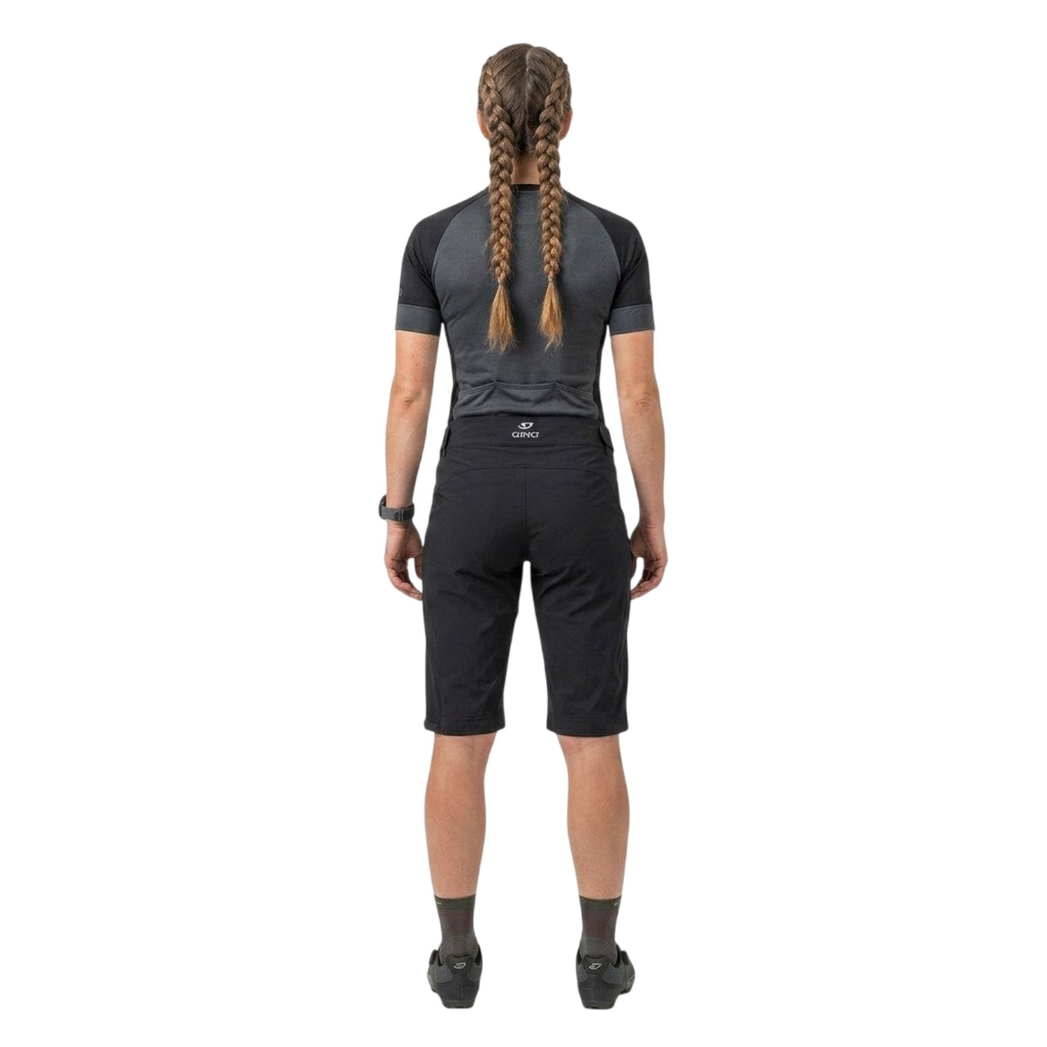Black - Back - Giro Womens-Ladies Havoc H2O Cycling Shorts