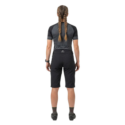 Black - Back - Giro Womens-Ladies Havoc H2O Cycling Shorts