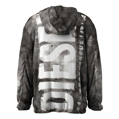 Grey - Back - Diesel Mens Marble Effect Bomber Jacket