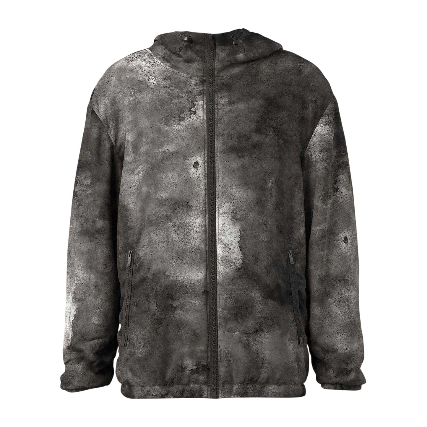 Grey - Front - Diesel Mens Marble Effect Bomber Jacket