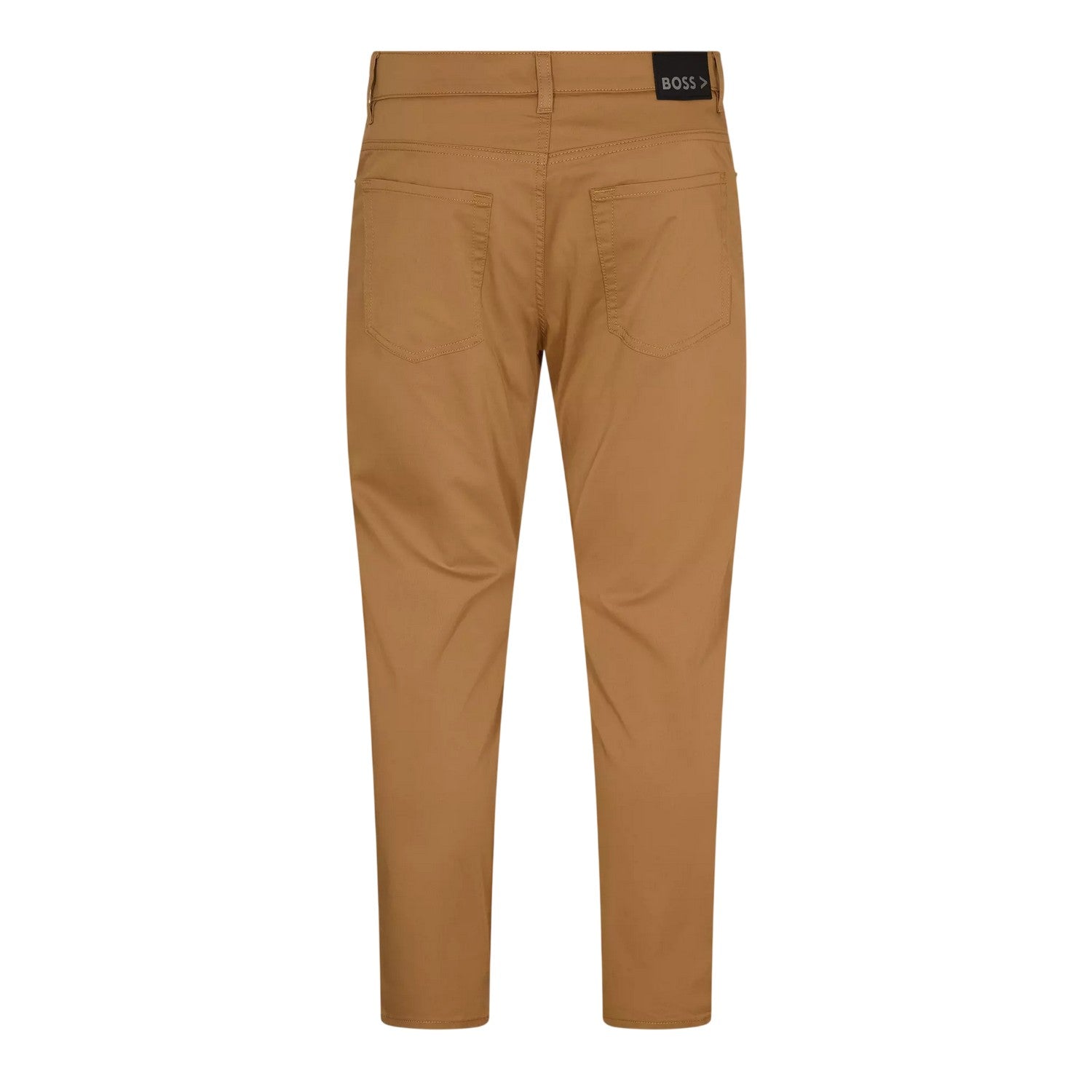 Medium Beige - Back - Boss Mens Re.Maine Denim Straight Leg Jeans