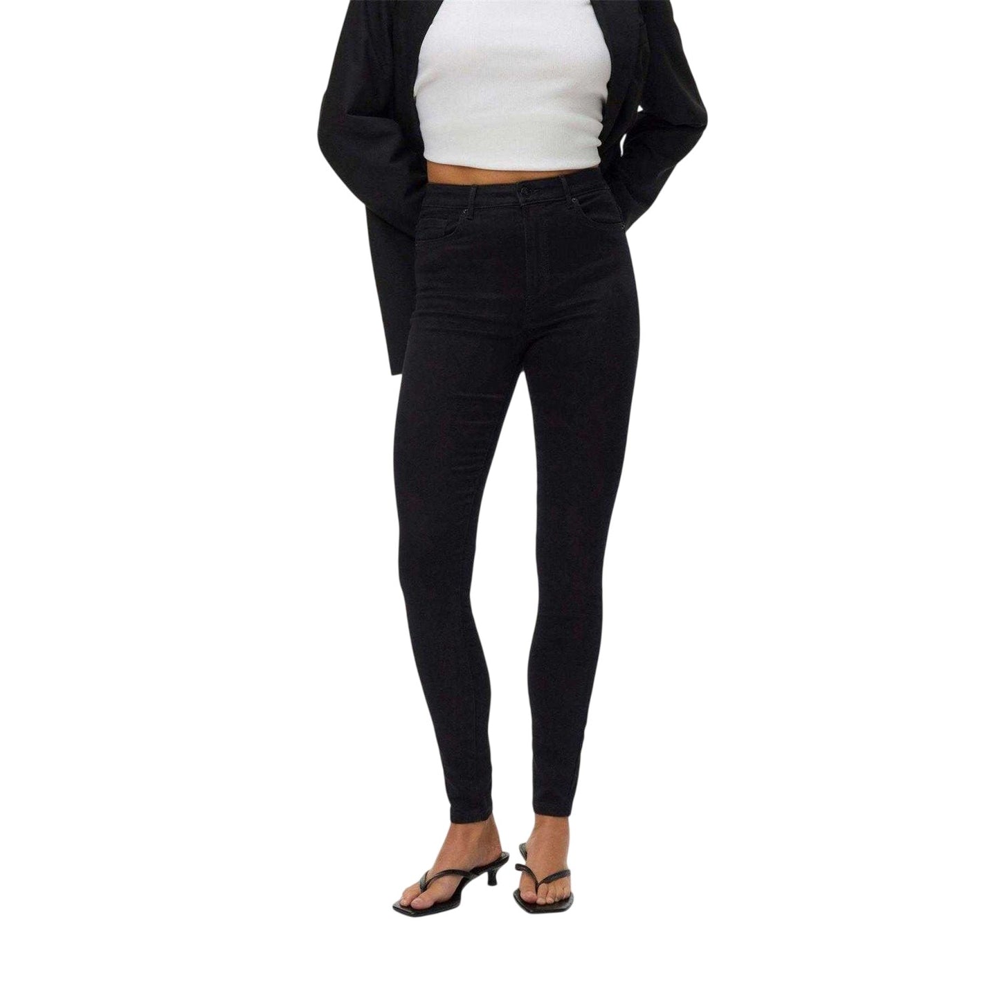 Black - Lifestyle - Vero Moda Mens Vi110 Soft Jeans