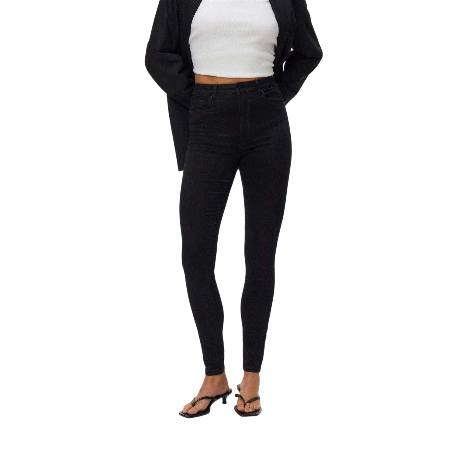 Black - Lifestyle - Vero Moda Mens Vi110 Soft Jeans