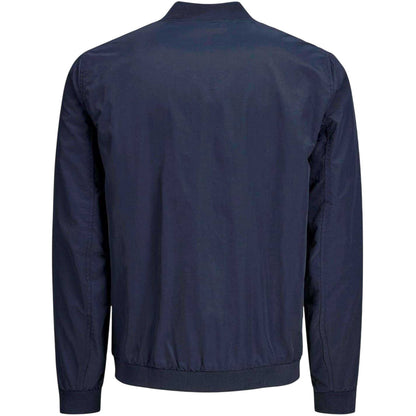 Navy Blazer - Back - Jack And Jones Mens Rush Plus Bomber Jacket