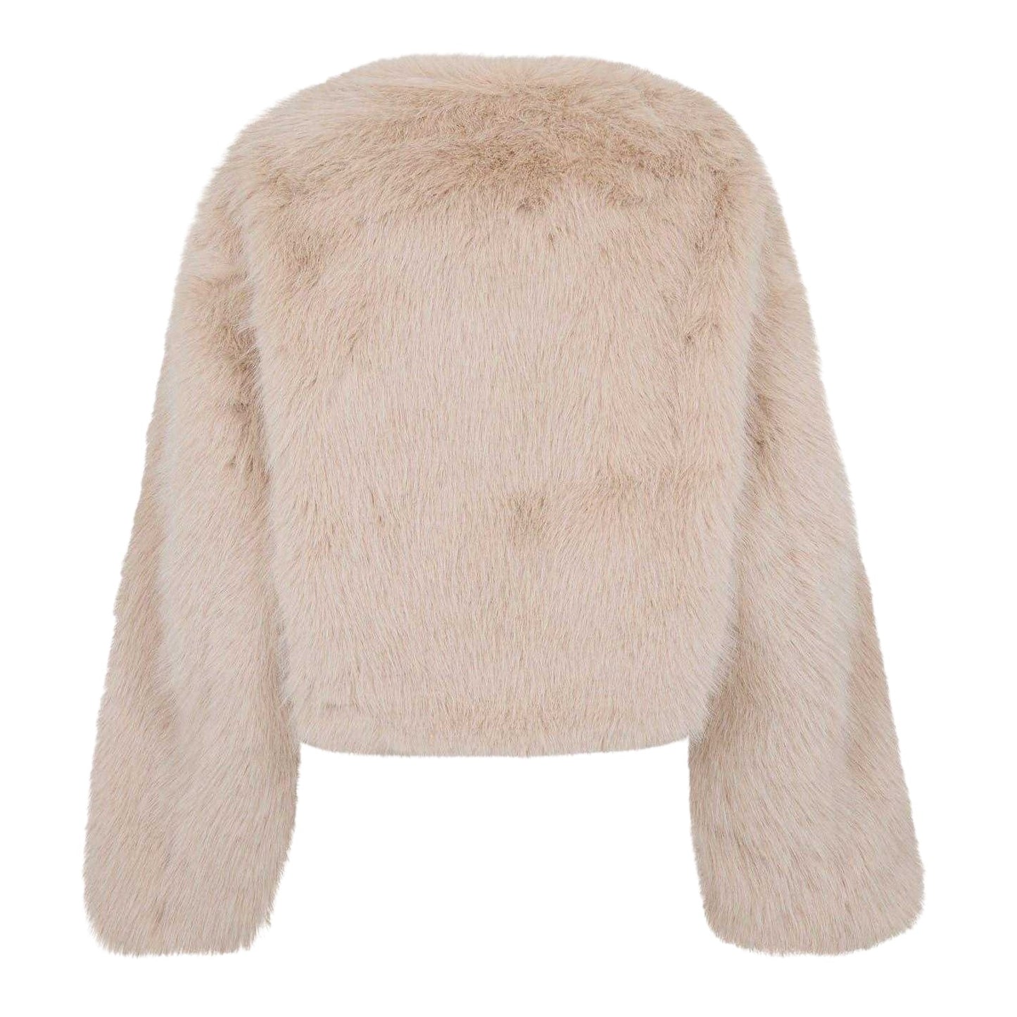 Beige - Back - 4th & Reckless Womens-Ladies Reysha Teddy Fleece Jacket