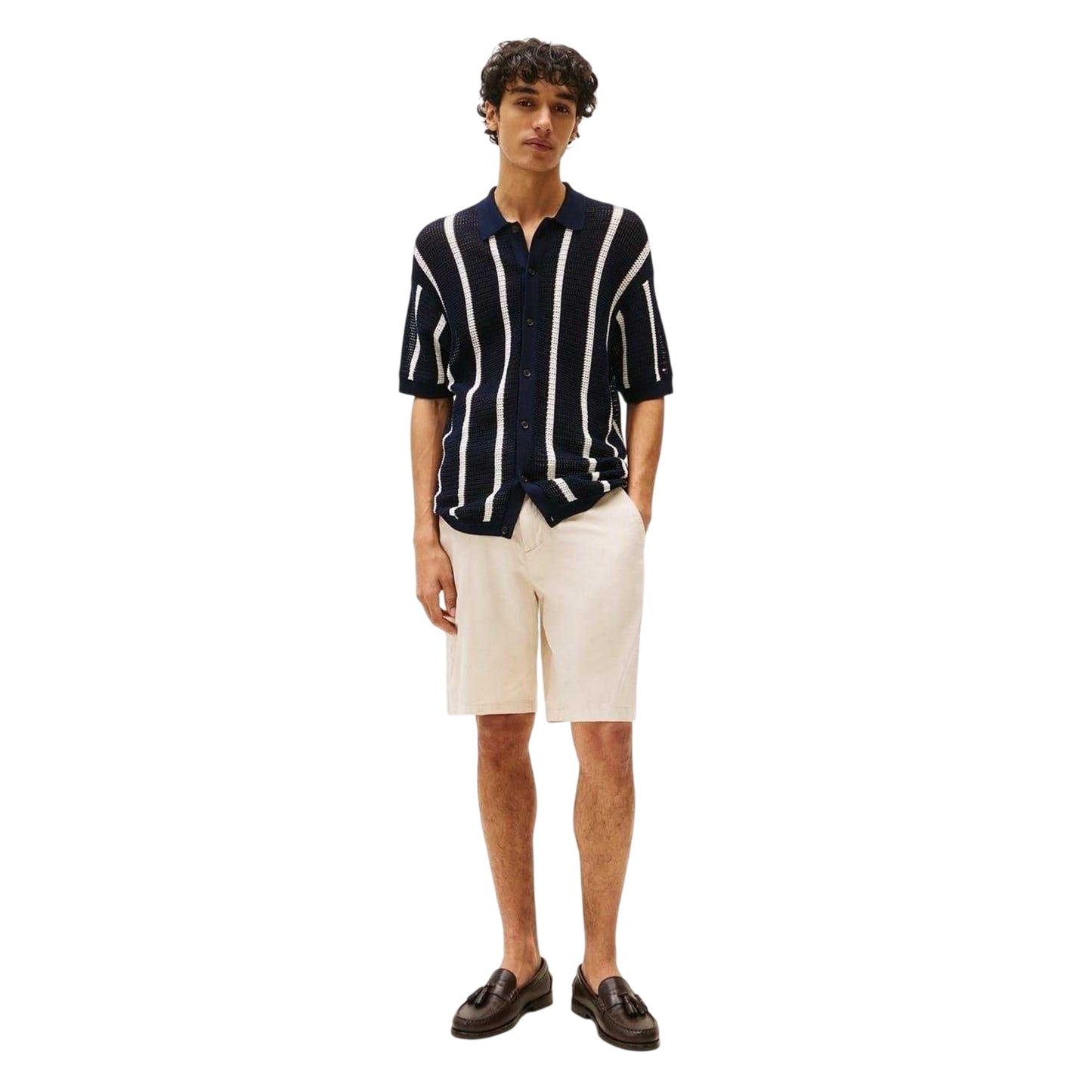 Beige - Lifestyle - Tommy Hilfiger Mens Washed Shorts