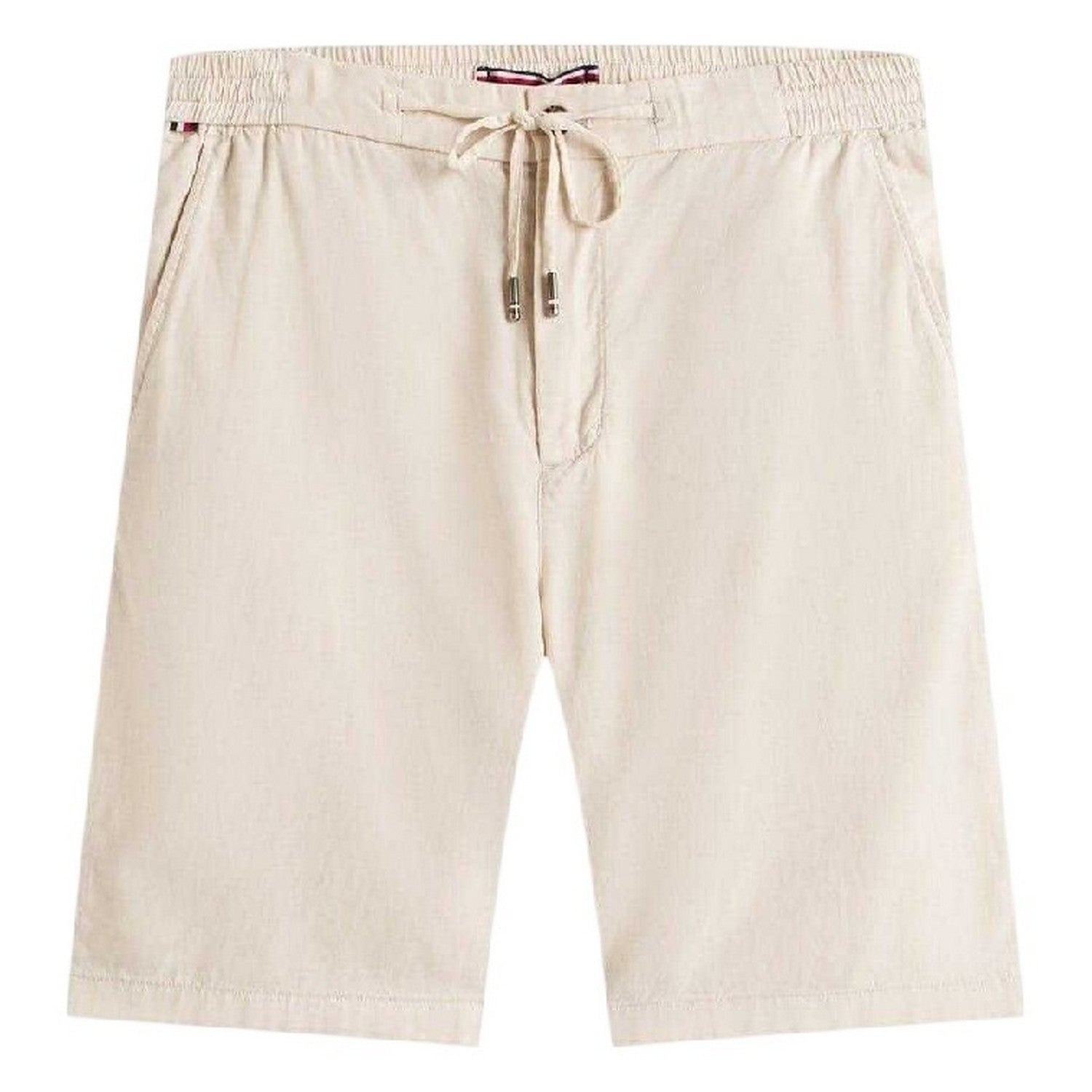 Beige - Front - Tommy Hilfiger Mens Washed Shorts