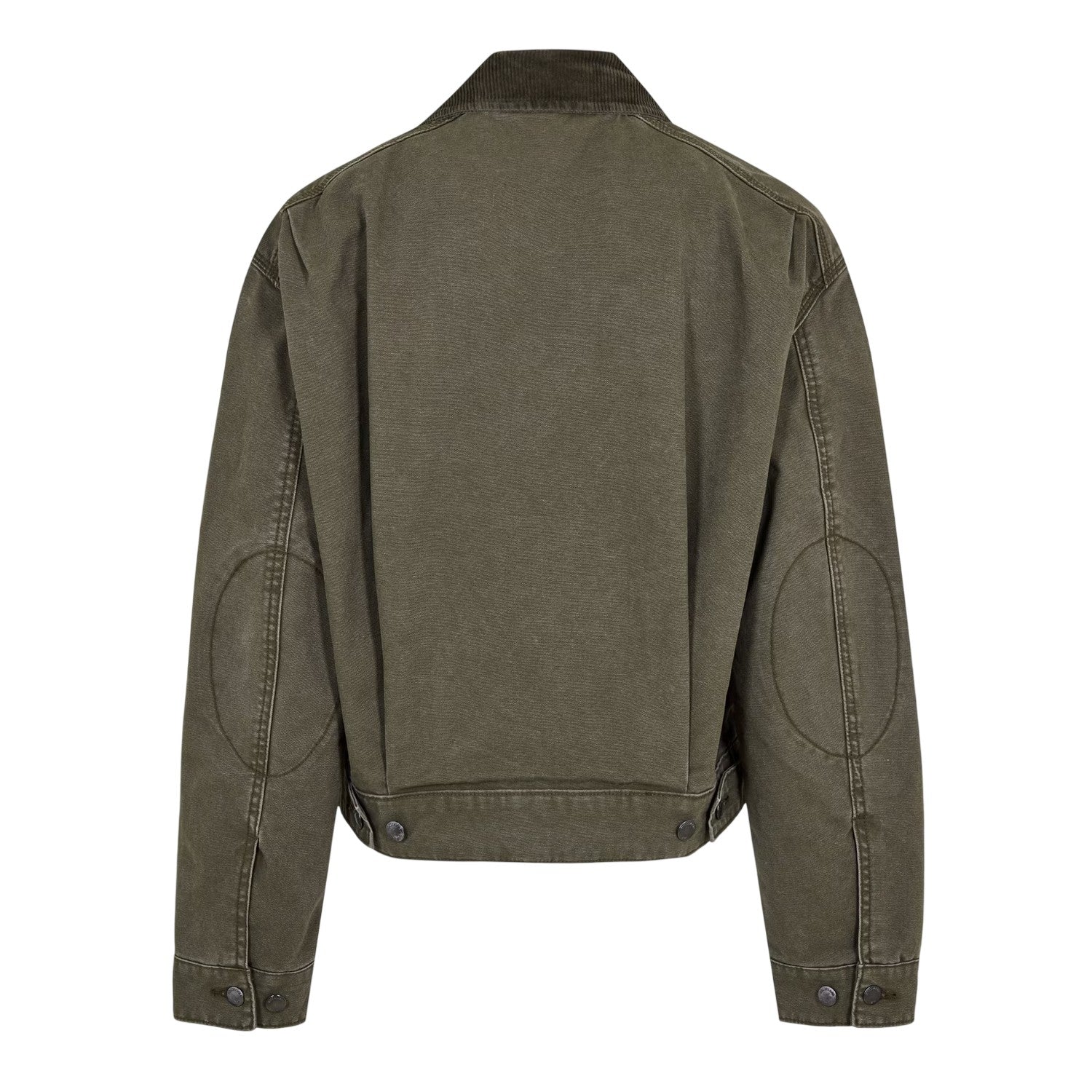 Leaf Green - Back - Timberland Womens-Ladies Strafford Washed Relaxed Fit Casual Jacket