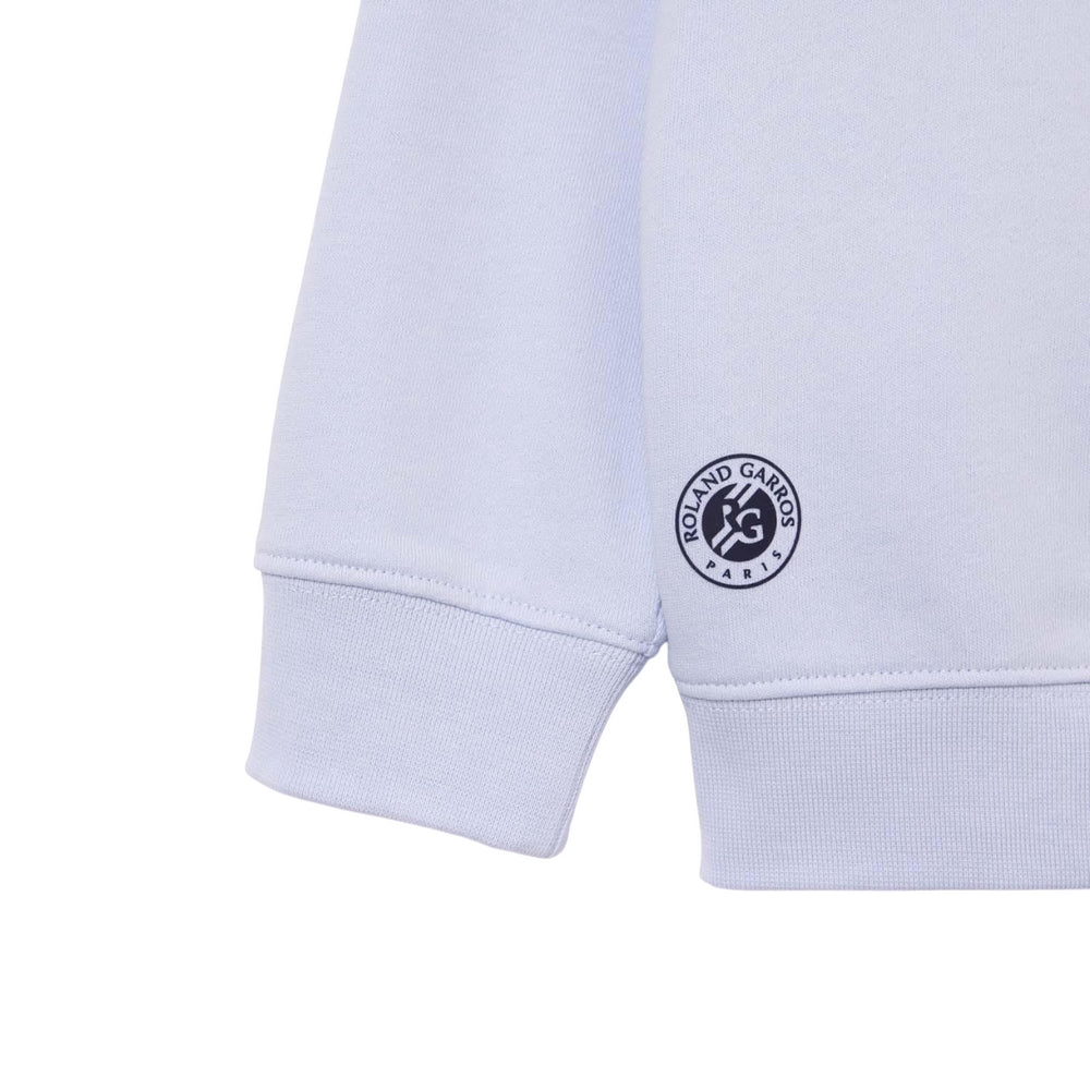 Blue - Side - Lacoste Childrens-Kids Roland Garros Edition Hoodie
