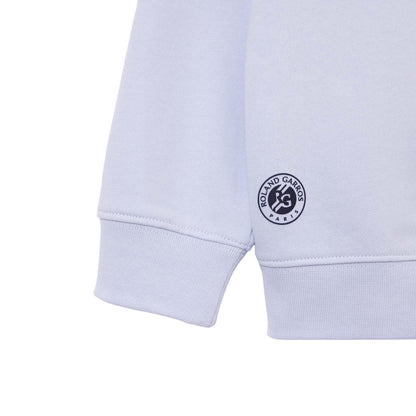 Blue - Side - Lacoste Childrens-Kids Roland Garros Edition Hoodie