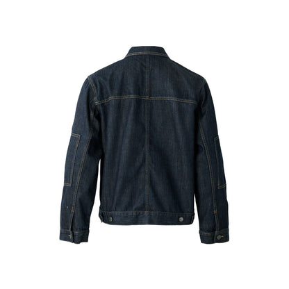 Blue - Back - The Ragged Priest Mens Control Relaxed Fit Denim Jacket