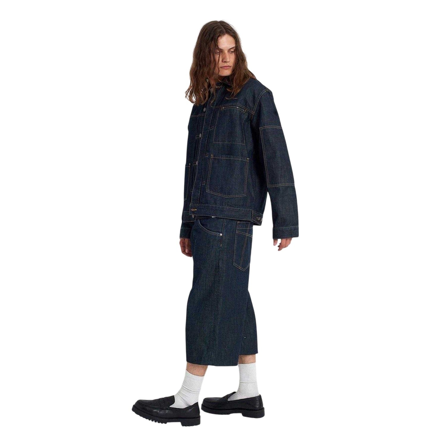 Blue - Lifestyle - The Ragged Priest Mens Control Relaxed Fit Denim Jacket
