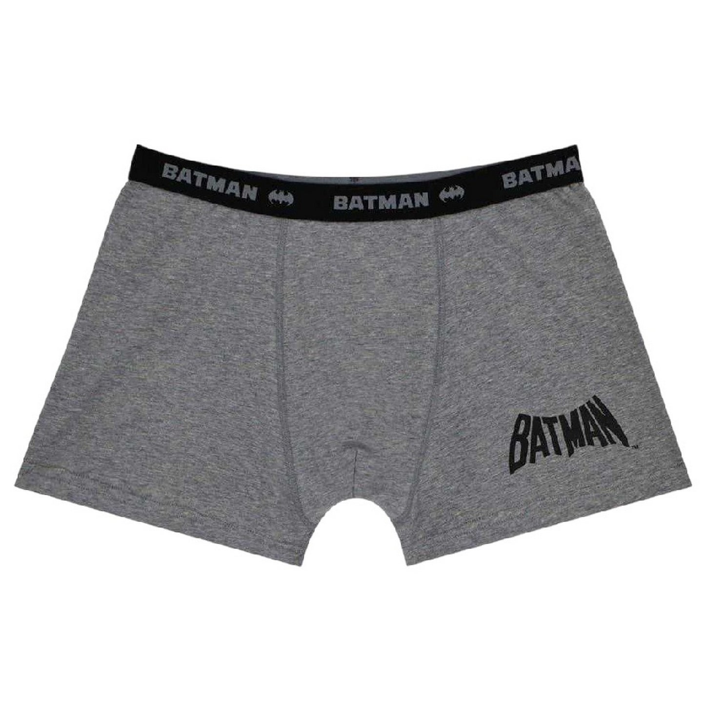 Grey-Black - Back - Batman Boys Cotton Boxer Shorts (Pack of 3)