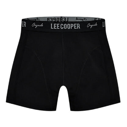 Black-Navy-Grey Marl - Lifestyle - Lee Cooper Mens Boxer Briefs (Pack of 5)