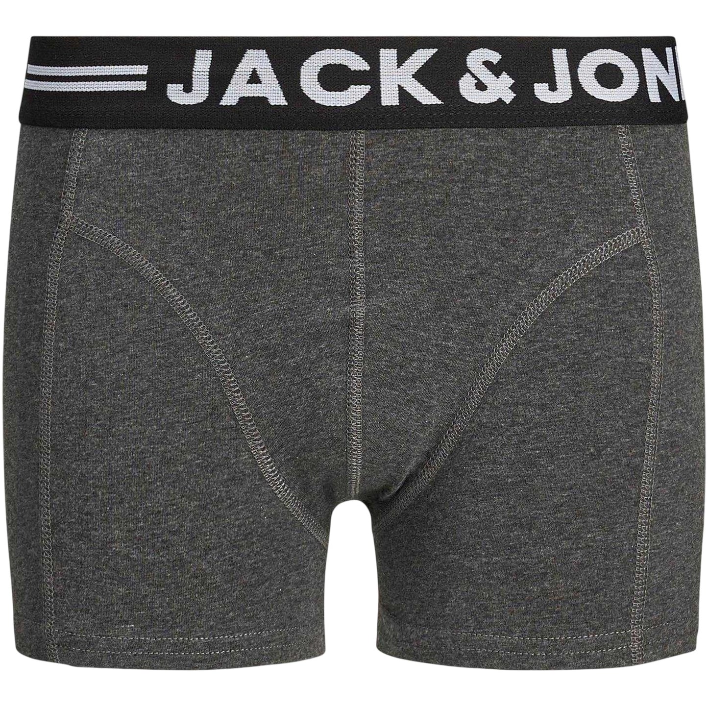 Burgundy-Grey-Navy - Side - Jack And Jones Boys Lichfield Briefs (Pack of 3)
