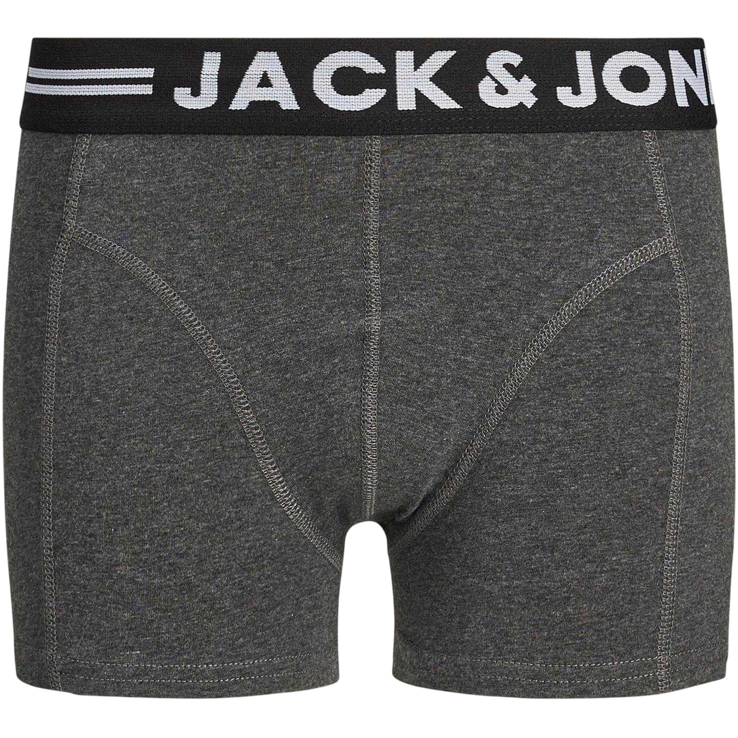 Burgundy-Grey-Navy - Side - Jack And Jones Boys Lichfield Briefs (Pack of 3)