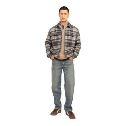 High Rise Grey - Lifestyle - Jack And Jones Mens Russel Wool Blend Jacket