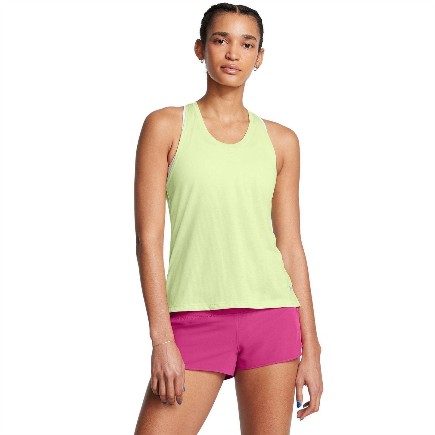 Retro Green - Lifestyle - Under Armour Womens-Ladies Launch Tank Top