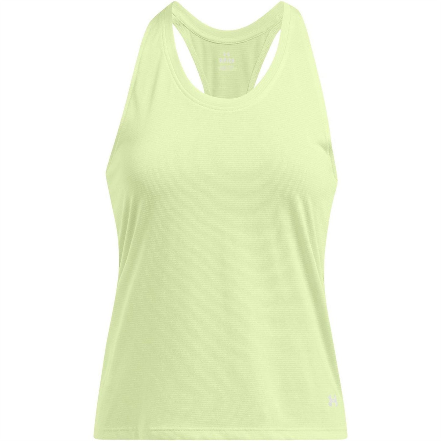 Retro Green - Front - Under Armour Womens-Ladies Launch Tank Top