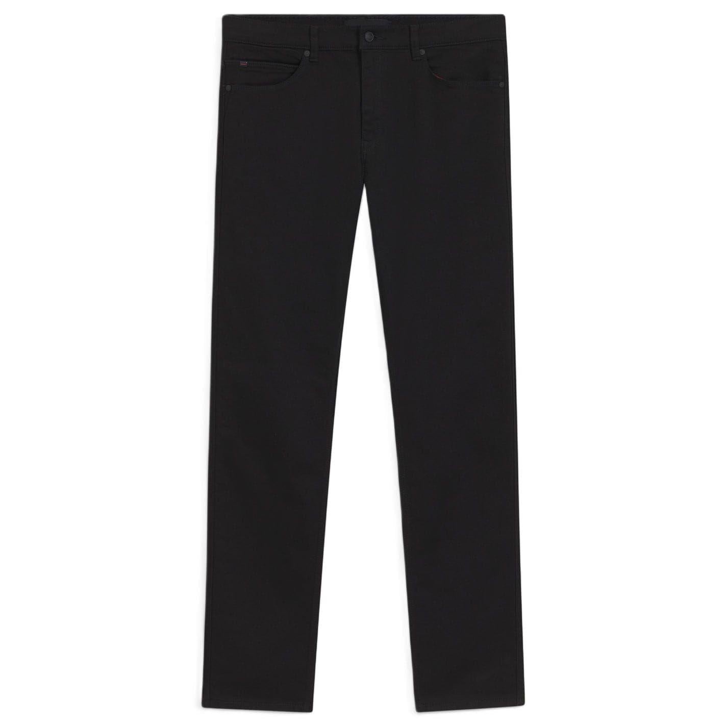 Black - Front - Hugo Mens 5 Pockets Slim Jeans