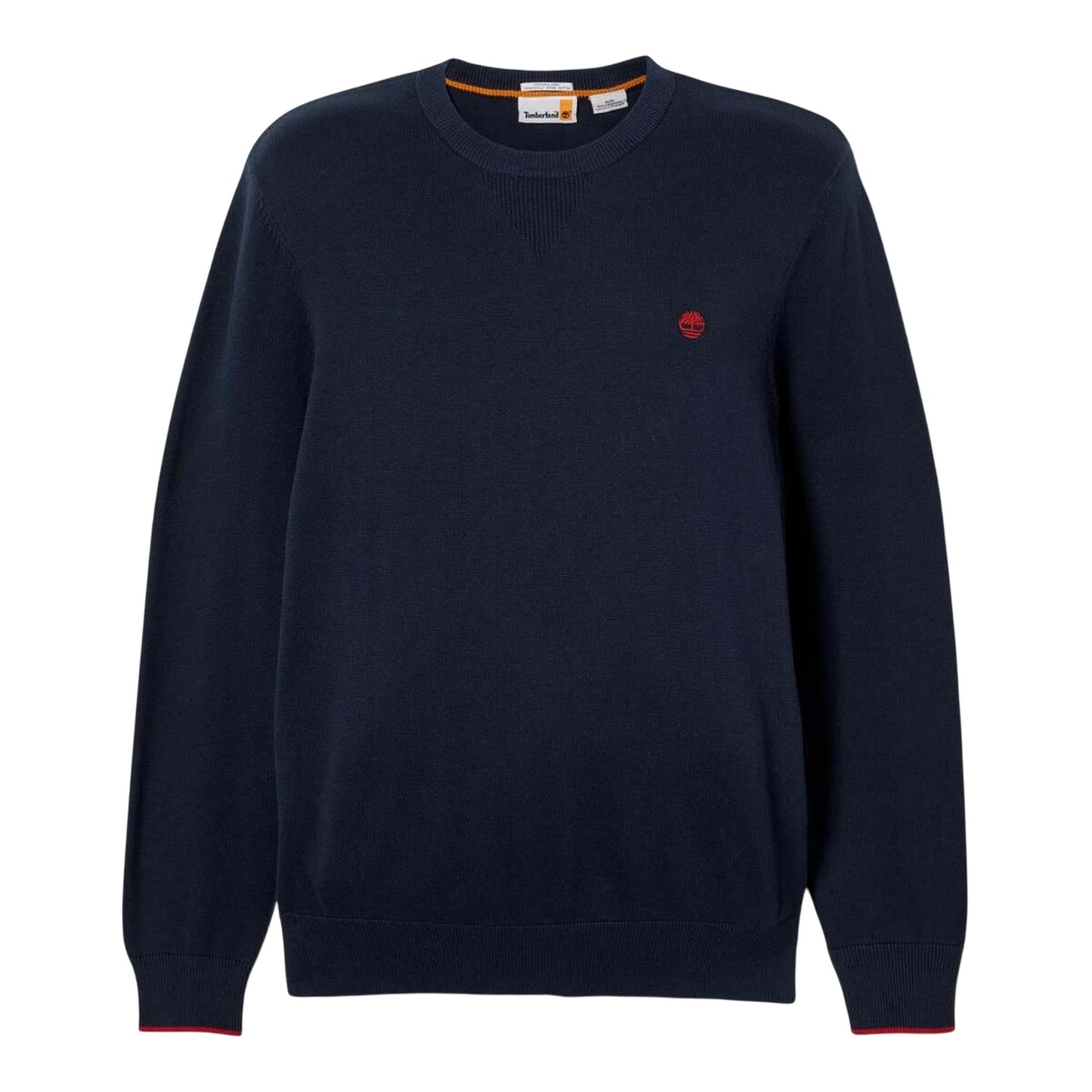 Navy - Front - Timberland Mens John Crew Neck Sweatshirt