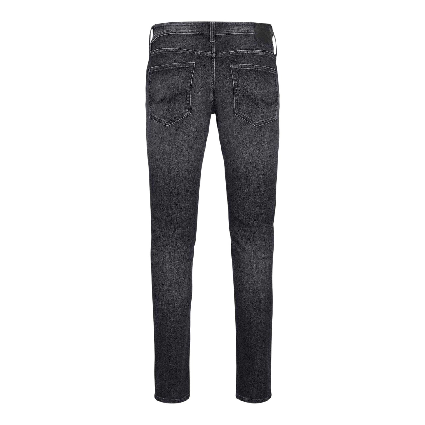 Black Denim - Back - Jack And Jones Mens Glenn Original Denim Slim Jeans