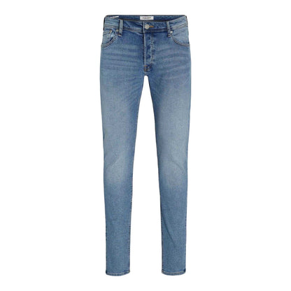 Blue Denim - Front - Jack And Jones Mens Glenn Original Denim Slim Jeans