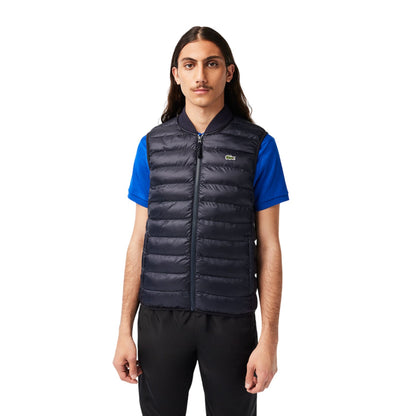 Abyss Blue - Lifestyle - Lacoste Mens Logo Logo Gilet