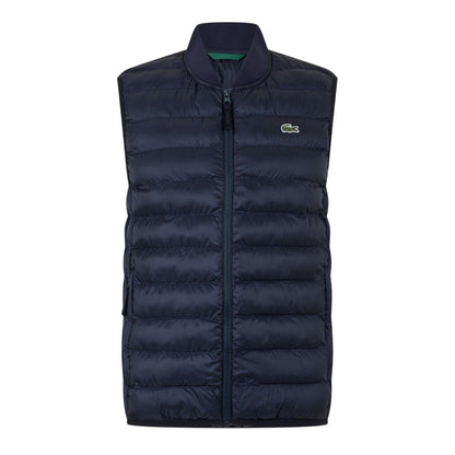 Abyss Blue - Front - Lacoste Mens Logo Logo Gilet