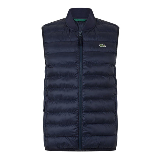 Abyss Blue - Front - Lacoste Mens Logo Logo Gilet