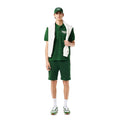 Green - Lifestyle - Lacoste Mens Roland Garros Edition Terrycloth Relaxed Fit Polo Shirt