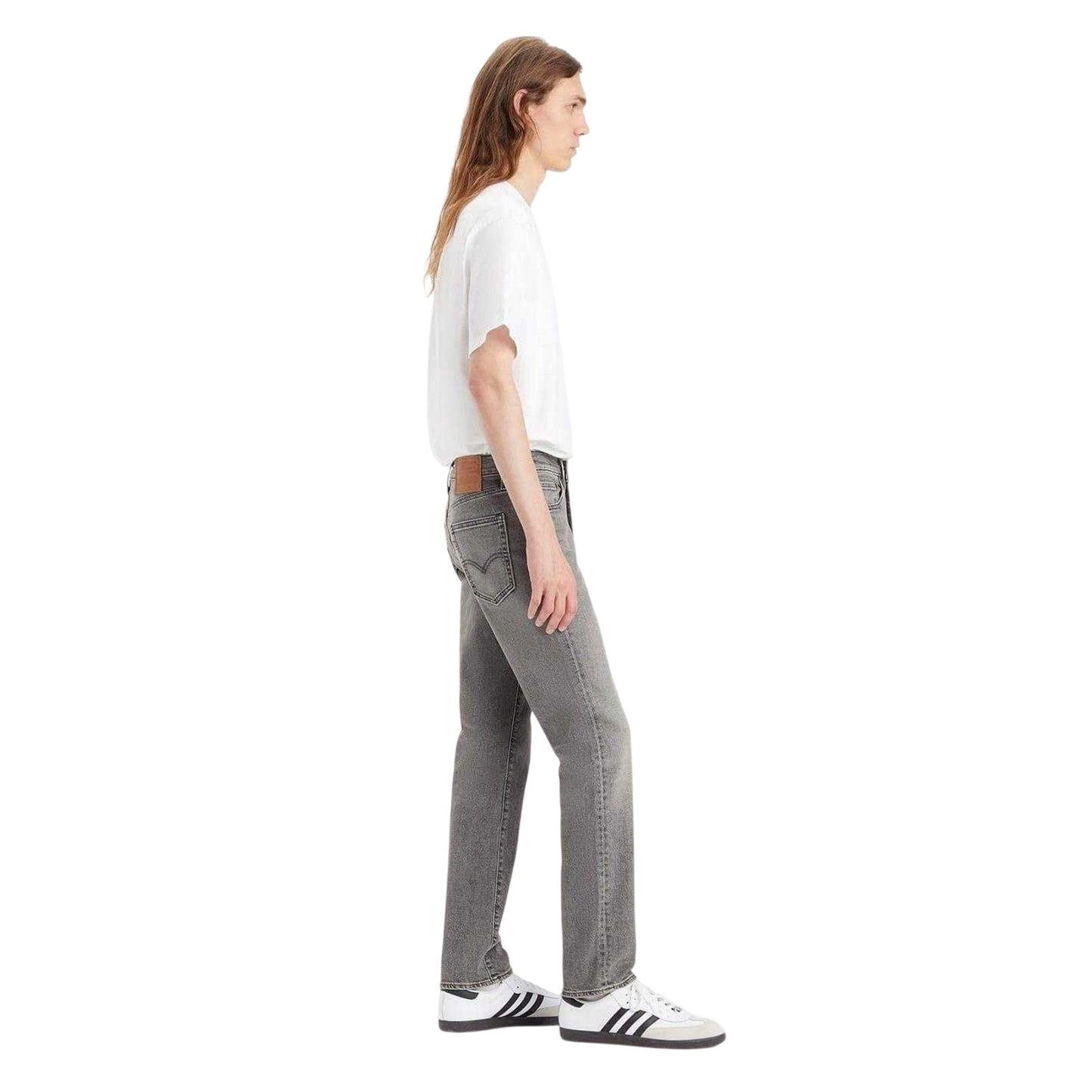 Grey - Side - Levis Mens Slim Jeans