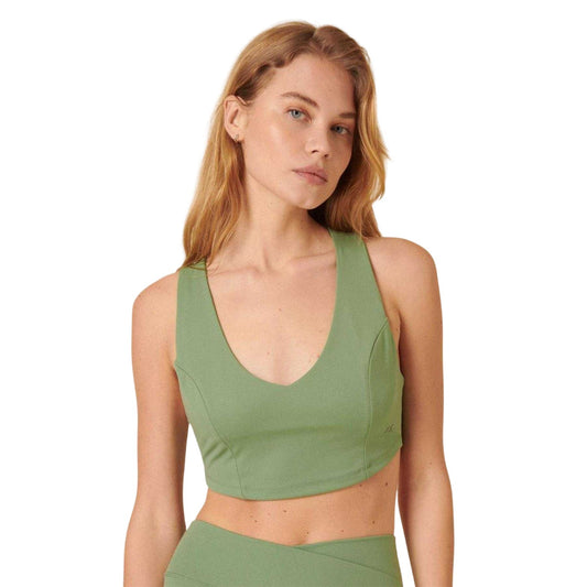 Green - Front - Nobody´s Child Womens-Ladies Medium Impact Sports Bra