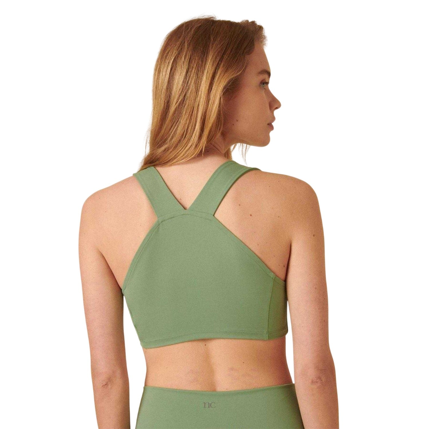 Green - Back - Nobody´s Child Womens-Ladies Medium Impact Sports Bra