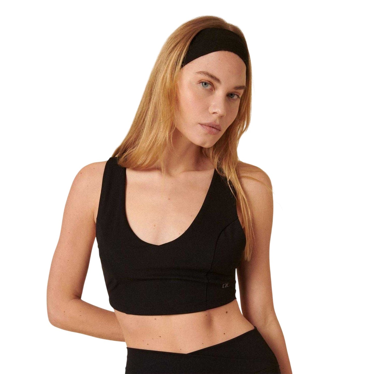 Black - Front - Nobody´s Child Womens-Ladies Medium Impact Sports Bra