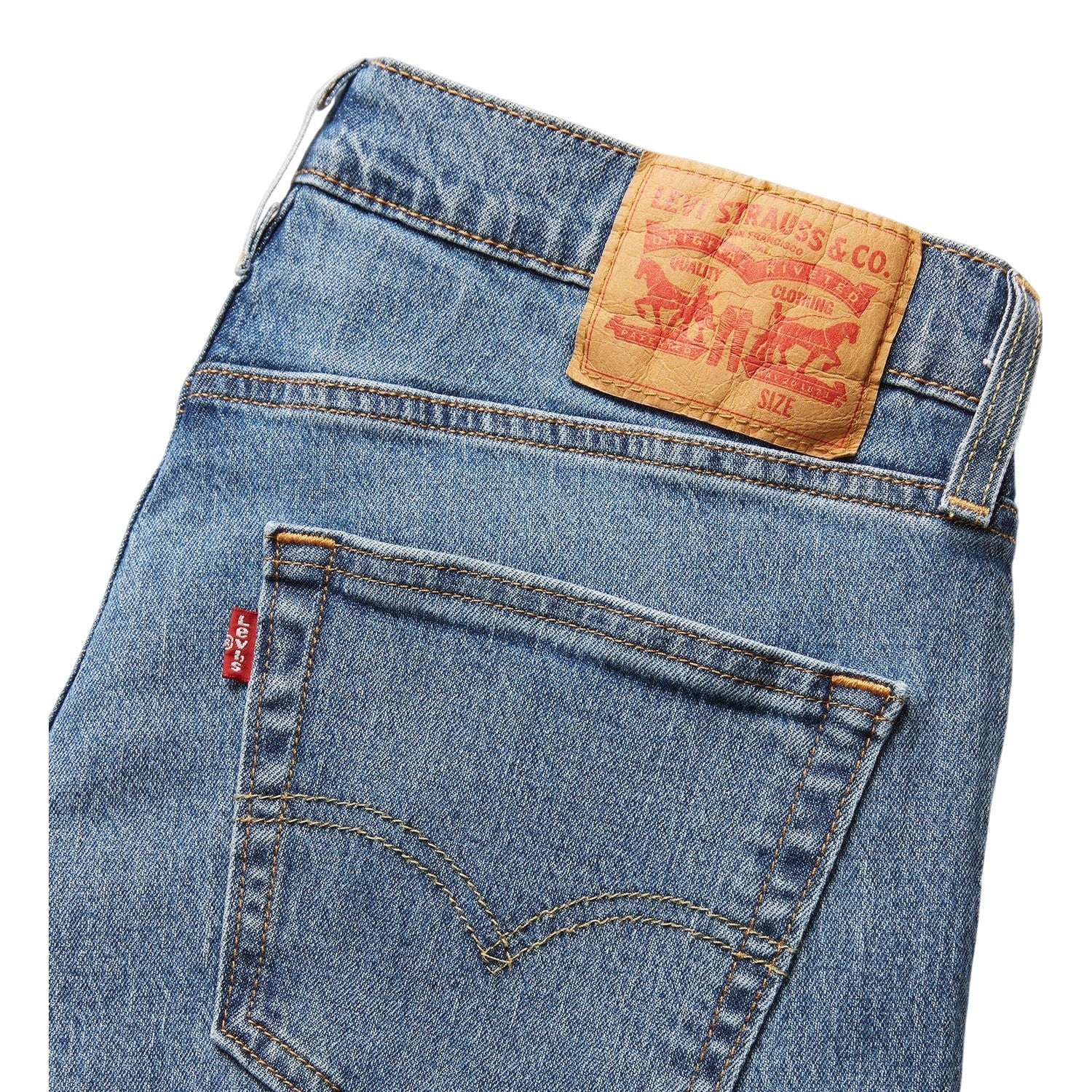 Blue - Side - Levis Mens 511 Cotton Slim Jeans