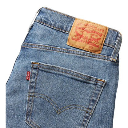 Blue - Side - Levis Mens 511 Cotton Slim Jeans