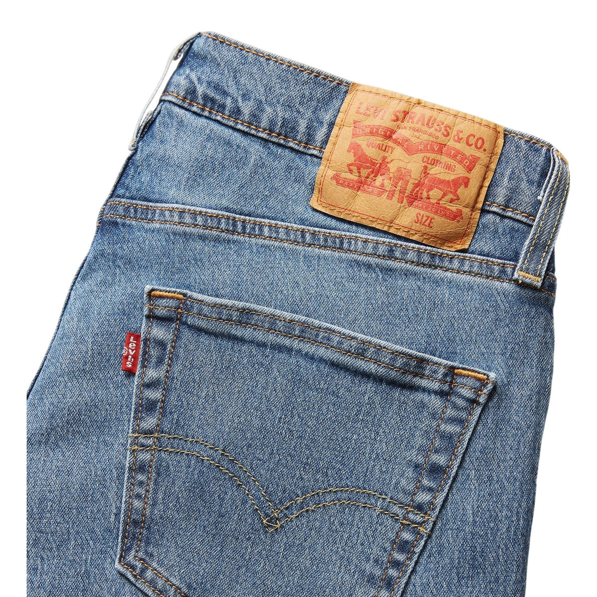 Blue - Side - Levis Mens 511 Cotton Slim Jeans
