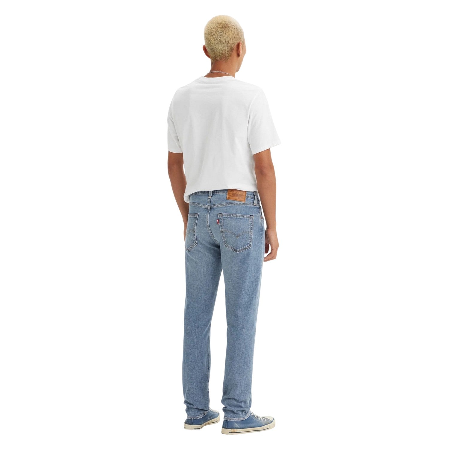 Light Blue - Back - Levis Mens 511 Cotton Slim Jeans