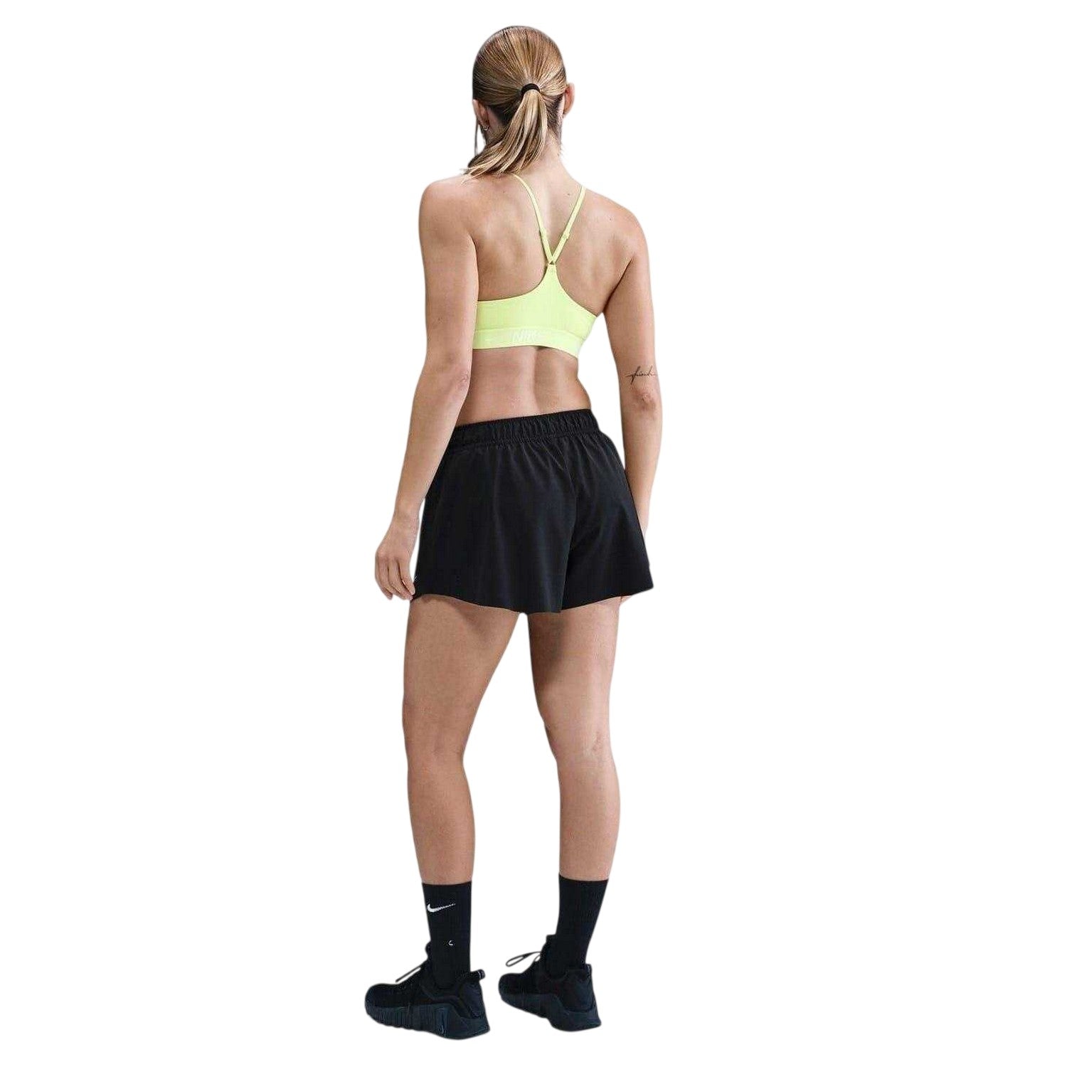 Lemon - Back - Nike Womens-Ladies Indy Light Support Sports Bra