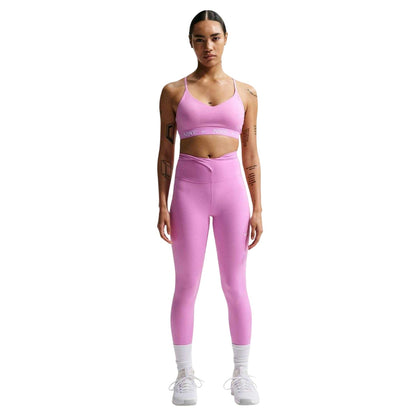 Magenta - Side - Nike Womens-Ladies Indy Light Support Sports Bra
