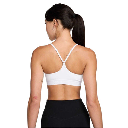 White - Back - Nike Womens-Ladies Indy Light Support Sports Bra