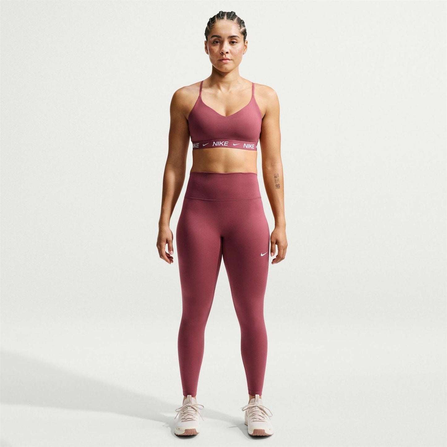 Pink Smoke - Lifestyle - Nike Womens-Ladies Indy Light Support Sports Bra