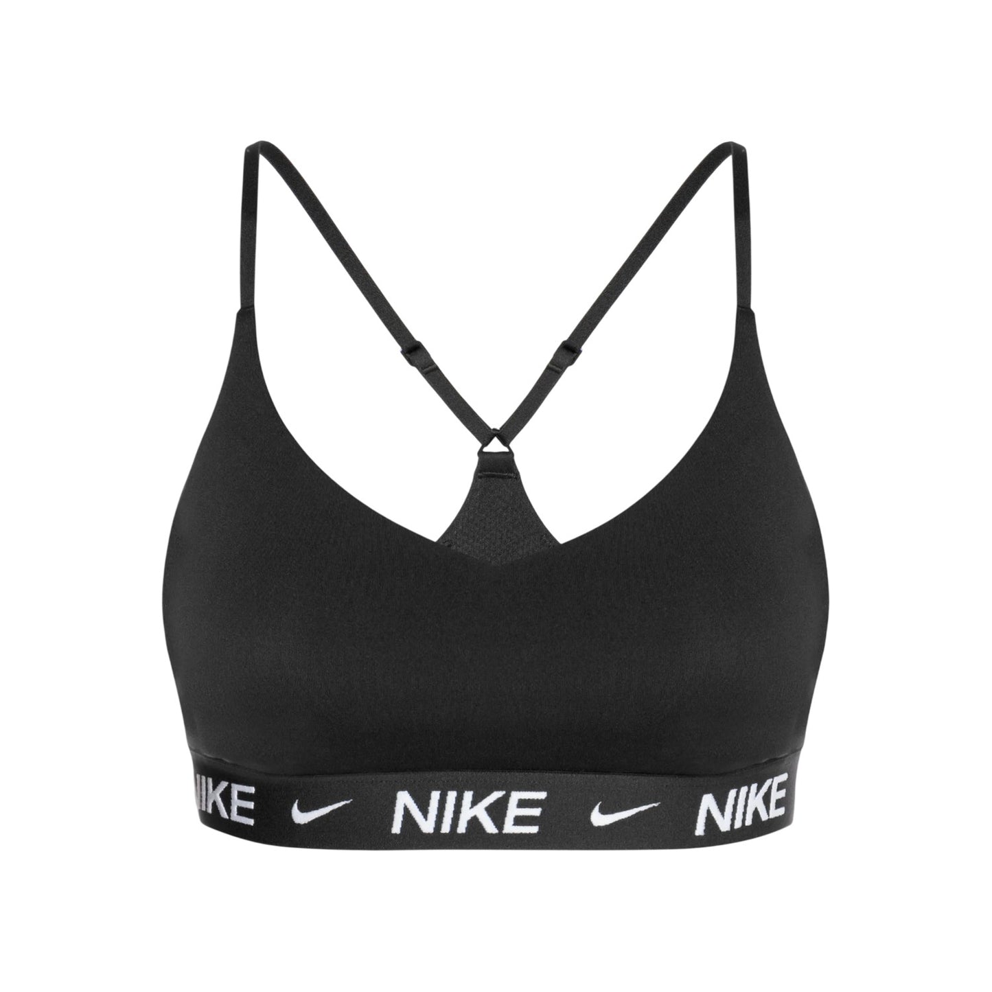 Black - Front - Nike Womens-Ladies Indy Light Support Sports Bra