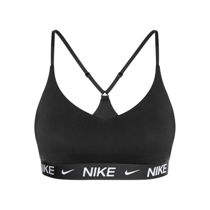 Black - Front - Nike Womens-Ladies Indy Light Support Sports Bra