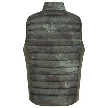 Green - Back - Navitas Mens Indra Camo Gilet