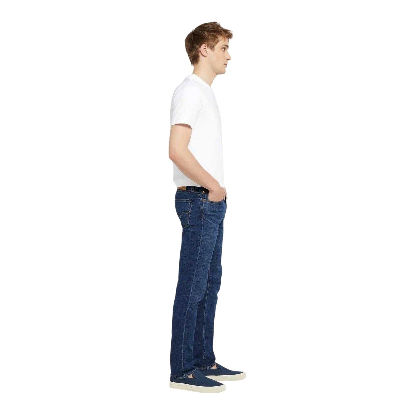 Blue - Side - Levis Mens 511 Part The Sea Plain Slim Jeans