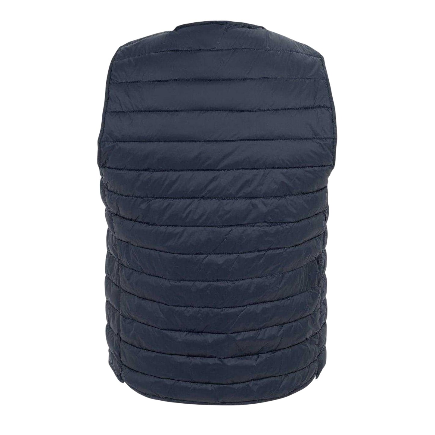 Navy - Back - Firetrap Mens Logo Quilted Gilet
