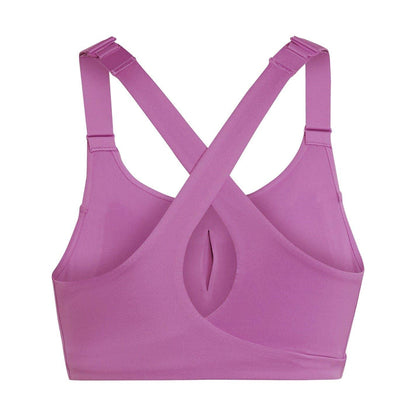 Pink - Back - Adidas Womens-Ladies FastImpact Luxe Sports Bra