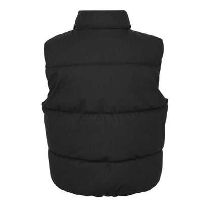 Black - Back - Everlast Womens-Ladies Quilted Logo Gilet